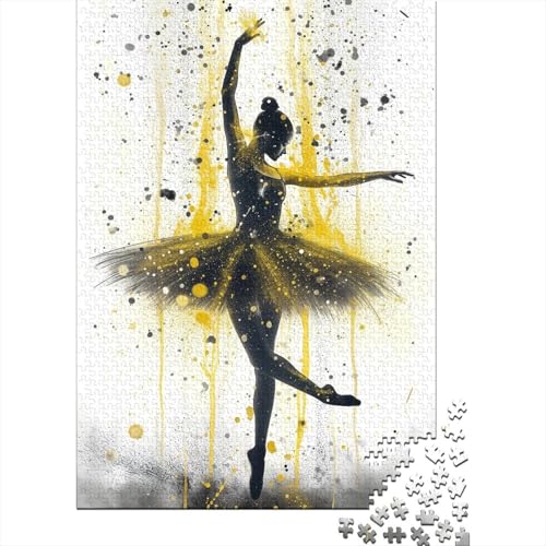 Puzzle für Erwachsene, Balletttanz, 500-teiliges Puzzle, Holzpuzzle für Erwachsene und ab 18 Jahren, Familienaktivität, 500 Teile (52 x 38 cm) von BaoFFF