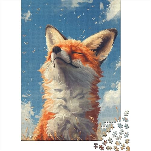 Puzzle für Erwachsene, Fuchs, 1000-teiliges Puzzle für Erwachsene, Holzpuzzle für Erwachsene und ab 18 Jahren, Lernspielzeug, 1000 Teile (75 x 50 cm) von BaoFFF