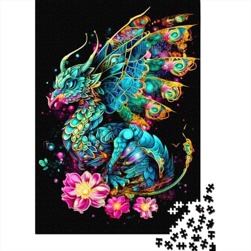 Puzzle für Erwachsene 1000 Dragon14 Puzzle Puzzles für Erwachsene Lernspiel Herausforderung Spielzeug Geburtstagsgeschenk 1000 Teile (75x50cm) von BaoFFF