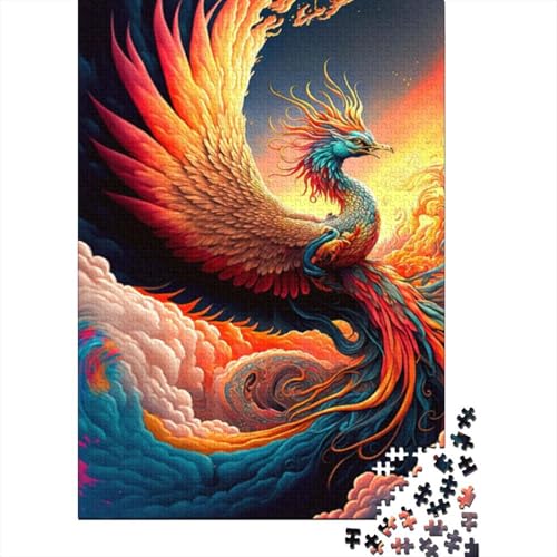 Puzzle für Erwachsene 1000 Stück, Cosmic Phoenix Puzzle, Puzzles für Erwachsene, Lernspiel, Herausforderungsspielzeug, 1000 Teile (75 x 50 cm) von BaoFFF