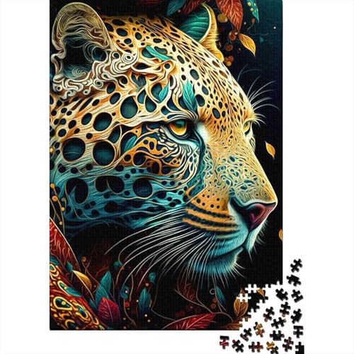 Puzzle für Erwachsene 1000 Teile, Jaguar 3, Holzpuzzle, Puzzles für Erwachsene, Lernspiel, Herausforderung, Spielzeug, Geburtstagsgeschenk, 1000 Stück (75 x 50 cm) von BaoFFF