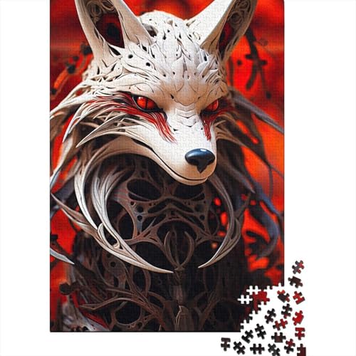 Puzzle für Erwachsene und Jugendliche, Blutroter Schatten, Puzzles für Erwachsene und Teenager, Familienspiel für Erwachsene und Teenager, 300 Teile (40 x 28 cm) von BaoFFF