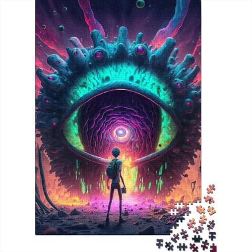 Puzzle für Erwachsene und Jugendliche, Monster World3, Holzpuzzle für Teenager, Geschenke, Heimdekoration, Puzzlespielzeug, Geburtstagsgeschenk, 1000 Teile (75 x 50 cm) von BaoFFF