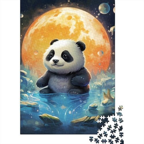 Puzzle für Teenager, 1000 Teile, Galaxy Panda, Puzzle für Erwachsene, Lernspiel, Herausforderungsspielzeug, 1000 Teile, Holzpuzzle für Erwachsene, 1000 Teile (75 x 50 cm) von BaoFFF