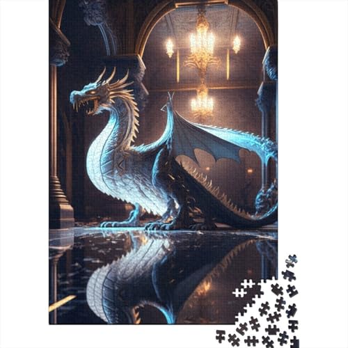 Puzzle mit 1000 Teilen, Brave Dragon, Puzzles für Erwachsene, Holzpuzzles, Lernspiel für Erwachsene, 1000 Stück (75 x 50 cm) von BaoFFF