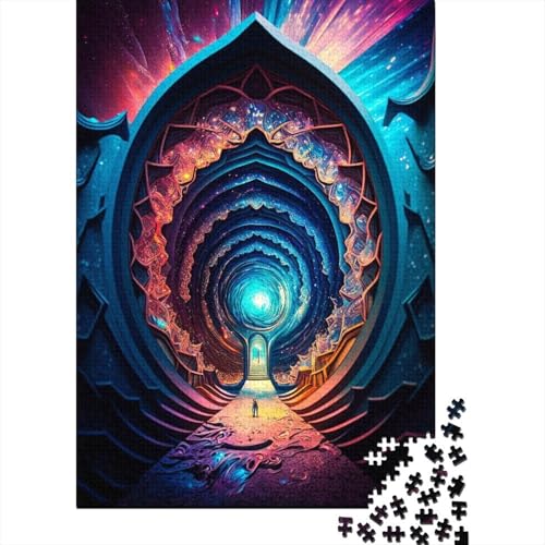 Puzzle mit 1000 Teilen, Geheimtunnel-Puzzles für Erwachsene und Holzpuzzles, Lernpuzzle, Familienspiel, 1000 Teile (75 x 50 cm) von BaoFFF