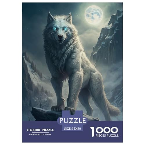 Puzzle mit 1000 Teilen, Tierkunst, Tiger-Puzzle, Puzzles für Teenager, Geschenke, Erwachsene, 1000 Stück (75 x 50 cm) von BaoFFF