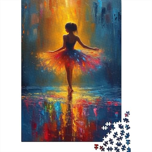 Puzzle zum Thema Balletttanz, 500-teiliges Puzzle für Erwachsene, Holzpuzzle für Erwachsene und ab 18 Jahren, für Erwachsene, 500 Teile (52 x 38 cm) von BaoFFF