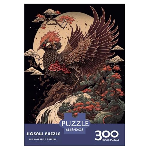 Tierkunst-Vogel-Puzzle für Erwachsene, 300 Teile, Holzpuzzle, Heim-Lernspiele, DIY-Spielzeug, 300 Stück (40 x 28 cm) von BaoFFF