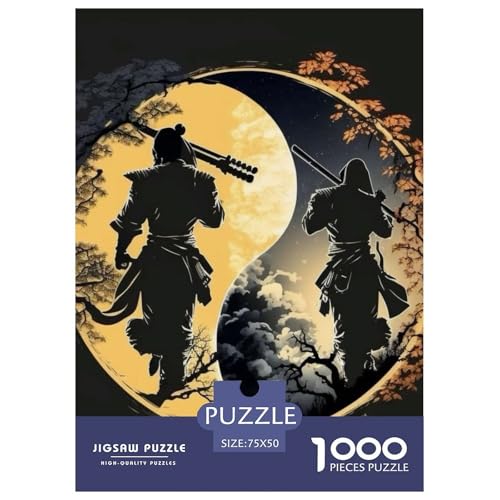 Yin Yang Art Puzzles 1000 Teile Puzzles Puzzles für Erwachsene Lernspiel Herausforderungsspielzeug 1000 Teile (75x50cm) von BaoFFF