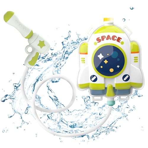 Baobiutin Wasserpistole Wasserpistolen Wasserpistolen für Kinder Süßes Rucksack Wasserspielzeug mit 2500 ml Wassertank für Pool Bad Party Wasserkampfstil 1 von Baobiutin