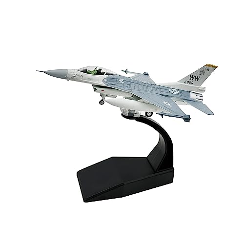 Baoblaze 1/100 F16C Fighter Diecast Legierung Modell Erwachsene Geschenke Flugzeug Display Sammlung Flugzeug Ornament für TV Schrank Regal Büro Schlafzimmer von Baoblaze