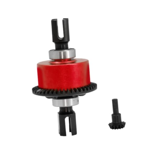 Baoblaze 1/8 Upgrade-Zubehör, 42T, 15T, vorne und hinten, einfach zu installierendes, verschleißfestes, verbessertes Differential für einige 1/8 RC-Automodelle, Rot von Baoblaze