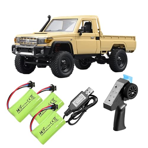 Baoblaze 1:12 RC Crawler Auto Mini RC Rock Crawler Hobby Grade Simulierte Klettern Auto Pickup Trucks für Stein Straße Schlamm Grasland Gras, 3 Leistung von Baoblaze