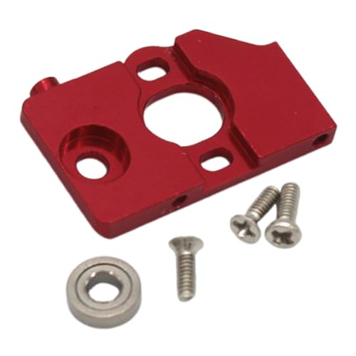 Baoblaze 1:28 RC Car Motor Base Mount Stabile Metall Motorhalterung für Wltoys 284161 284010 Ersatzteile RC Car Zubehör im Maßstab 1:28, Rot von Baoblaze