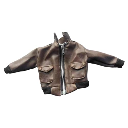 Baoblaze 1:6 Action-Figuren Jacke 12" Soldat Mantel Kostüm Kinder Erwachsene Geschenke Weiche Accessoires Puppenkleidung PU- Outfits von Baoblaze