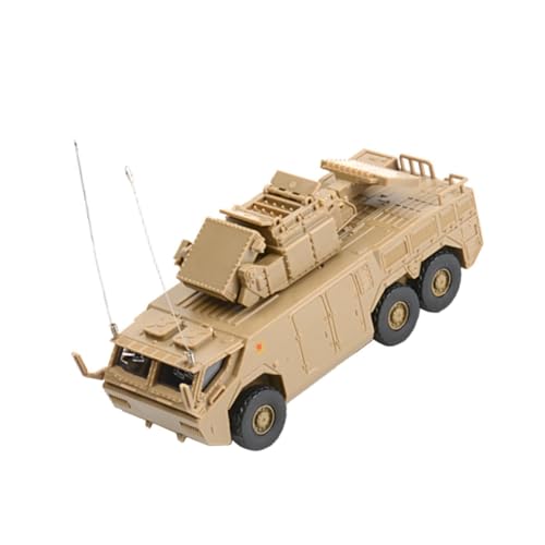 Baoblaze 1:72 Panzerfahrzeug-Modellbausätze Kampfauto-Bausatz Transport-LKW-Spielzeug für Partygeschenke Kinder Jungen Mikrolandschaft Zuhause, Gelb von Baoblaze