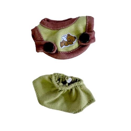 Baoblaze 15 cm Puppenkleidung, Puppen-Outfits, Motiv-Foto-Requisite, bezaubernd für Plüschpuppen, modische Geschenke, Anziehsachen, Keine Schuhe, von Baoblaze