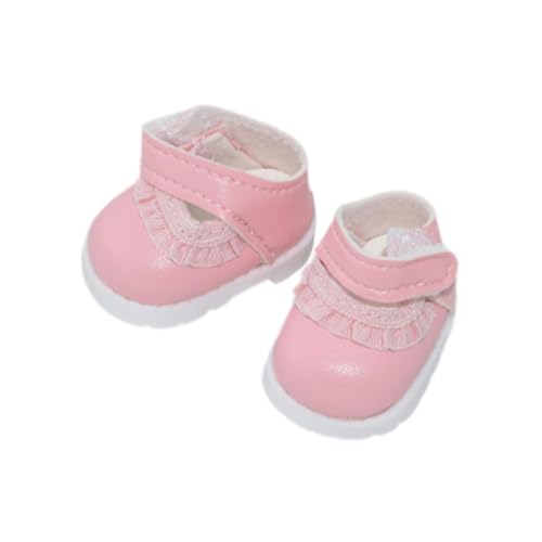 Baoblaze 17 cm Mode-Puppenschuhe, Puppen-Anziehspielzeug, Kostüme, elegant, Mädchen-Puppen-Outfits, süßes Puppenzubehör für Mädchen im Alter von 5 6 7 8, Rosa von Baoblaze