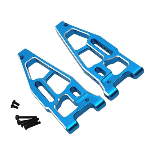 Baoblaze 2 stück 1:8 RC Auto Upgrades Zubehör RC Auto Vorderen Unteren Schwinge Ersetzt Aluminium Legierung Vorderen Hinteren Unteren Arm, Blau von Baoblaze