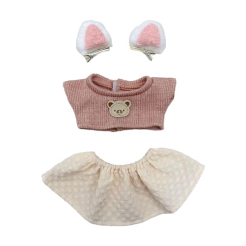 Baoblaze 20cm Puppenkleidung aus Baumwolle, Plüschtier-Outfit, weiches, schönes Plüsch-Puppenzubehör, Kuscheltiere, Kleidung, Puppenanzug, Puppenkleidung, Style C von Baoblaze