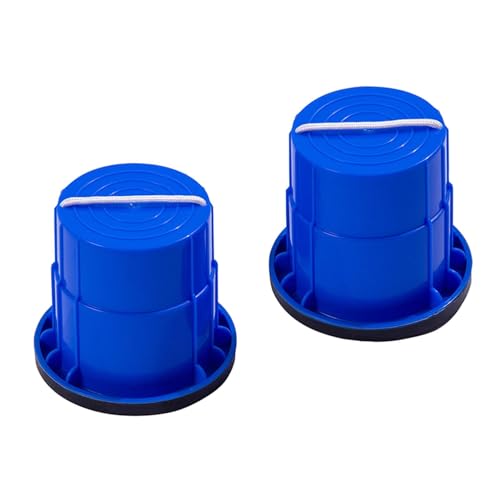 Baoblaze 2X Walking Stelzen Balancing Stelzen Klassische Balance Eimer Springen Stelzen Spielzeug Kid Stelzen Walking Cup für Mädchen Garten Kinder, Blau von Baoblaze