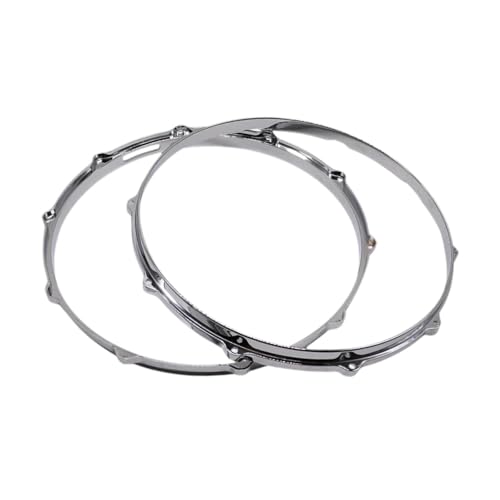 Baoblaze 2x14 zoll Trommel Hoops Trommel Rim Percussion Instrument Zubehör Universal Aluminium Legierung Trommel Ringe Dekorative von Baoblaze