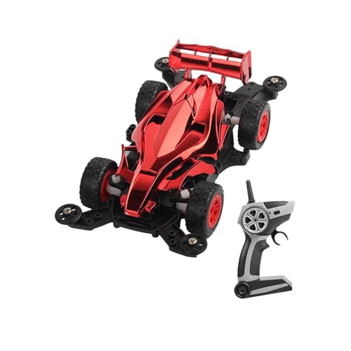 Baoblaze 4WD RC Auto Rennauto Fahrzeug Spielzeug Hobby Modell RC Autos Ferngesteuertes Auto für Geschenk Kinder Erwachsene Jungen Mädchen Urlaub, Rot von Baoblaze