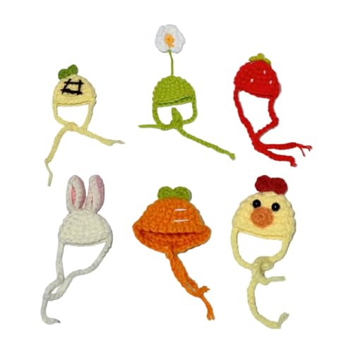 Baoblaze 6 Stück Gänse-Outfits, Hüte, Schreibtisch-Gänsekleidung, Kostüm, süßes Geschenk, gestrickte Kopfbedeckung, Mini-Strickmützen für Büro, Baoblaze 6 Stück Gänse-Outfits, Hüte, Schreibtisch-Gänsekleidung, Kostüm, süßes Geschenk, gestrickte Kopfbedeckung, Mini-Strickmützen für Büro, von Baoblaze