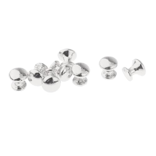 Baoblaze 8 x Puppenhaus-Türknöpfe, Puppenhaus-Accessoires, Geburtstagsgeschenke, Miniatur-Zuggriff im Maßstab 1:12, Puppenhaus-Möbeldekoration, Silber Baoblaze 8 x Puppenhaus-Türknöpfe, Puppenhaus-Accessoires, Geburtstagsgeschenke, Miniatur-Zuggriff im Maßstab 1:12, Puppenhaus-Möbeldekoration, Silber von Baoblaze