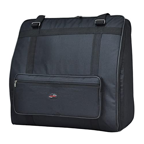 Baoblaze Akkordeon-Gig-Tasche Oxford-Material, Gewebe Klavier-Akkordeon-Koffer verschleißfest für 120-Bass-Zubehör von Baoblaze