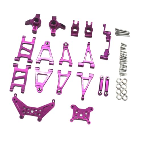 Baoblaze Aluminium-Zubehör-Set, Ersatzteil-Upgrades für 1:14 Maßstab 14301 14302 14303 RC Auto-LKW-Fahrzeuge, Zubehörteil, LILA von Baoblaze