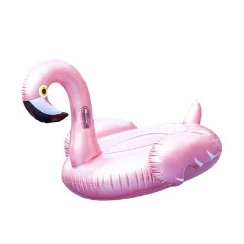 Baoblaze Aufblasbarer Flamingo-Pool-Schwimmsessel, aufblasbarer Schwimmsessel, aufblasbarer Aufsitzsessel, Perlglanz von Baoblaze