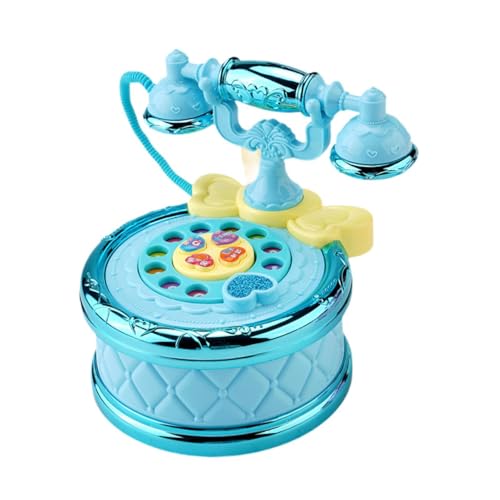 Baoblaze Babytelefon-Spielzeug, Baby-Musikspielzeug, Rollenspiel, Kinderspielzeug, Geschenk, Rollentelefon-Spielzeug, Babytelefon für Kinder, Jungen und, Blau von Baoblaze