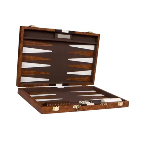 Baoblaze Backgammon-Set, klassisches Backgammon-Spiel, Unterhaltung, leichtes Familienspiel, Schreibtischspiel, Spielzeug, Reisegröße für Profis, Kinder von Baoblaze