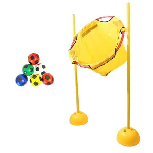 Baoblaze Bean -Taschen -Spiel für Kinder mit 6 Bällen wiederverwendbarer Innenraum Intelligenz im Freien Ballspielzeug Alter 3+ Jahre alt, Gelb von Baoblaze