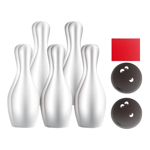 Baoblaze Bowling-Set für, Aktivitätsspiel, Indoor-Spielzeug, interaktives Bowling-Spielzeug für draußen, Kegel und Bälle für gemeinsame Rasenaktivitäten, 10 Bowlingkegel Verpackt Baoblaze Bowling-Set für, Aktivitätsspiel, Indoor-Spielzeug, interaktives Bowling-Spielzeug für draußen, Kegel und Bälle für gemeinsame Rasenaktivitäten, 10 Bowlingkegel Verpackt von Baoblaze