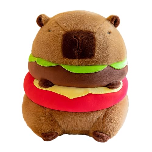 Baoblaze Capybara Plüschtier,Capybara Kuscheltier,Süße,Braune Capybara Plüschpuppe,Capybara Plüschkissen für Auto,Zuhause,Raumdekoration, S von Baoblaze