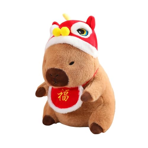 Baoblaze Capybara-Spielzeug, Tierpuppe, Plüsch-Capybara-Puppe, Sammlerstück, Cartoon-Ornament, Plüschfigur, Spielzeug, Capybara für Teenager, Familie, Kinder von Baoblaze