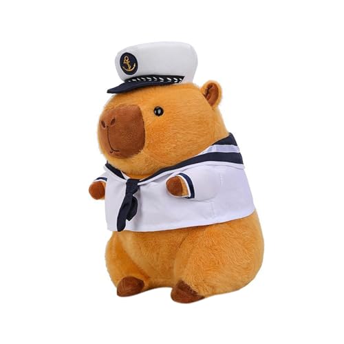 Baoblaze Capybara Stofftier Capybara Plüschfigur Bequemes Capybara Plüschtier Sammlerstück für Geburtstagsgeschenke Erwachsene Kinder, 45CM von Baoblaze