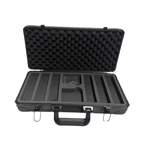 Baoblaze Chip-Case-Organizer-Halter, solide Kartenbox, tragbar, mit umfassendem Schutz, mit Tragegriff, Aufbewahrungsbehälter, Aufbewahrungskoffer für, 300 Chip-kapazität von Baoblaze