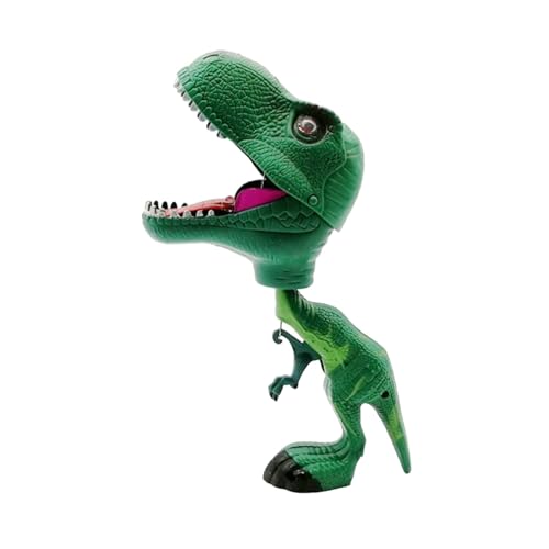 Baoblaze Dinosaurier Handpuppe Spielzeug Spielzeug Reacher Hand-Auge-Koordination Lernspielzeug Neuheit Pick up Dinosaurier Tierfiguren für Kinder, Grün von Baoblaze