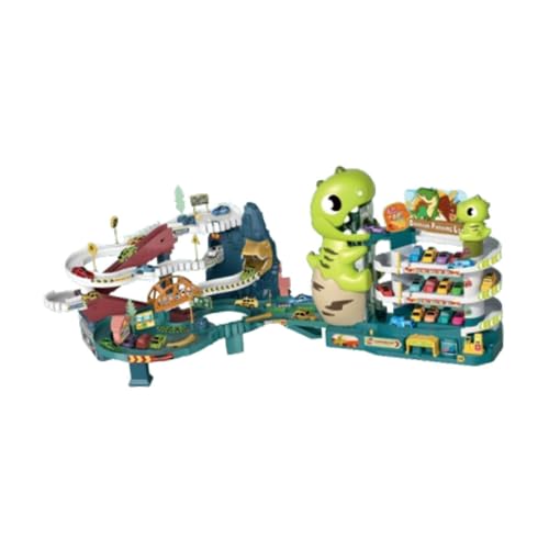 Baoblaze Dinosaurier-Spielzeug, Flexibles Rennstrecken-Spielset, erstellen Sie eine Dinosaurierwelt, Straßenrennstrecken für Jungen und Mädchen im, B von Baoblaze