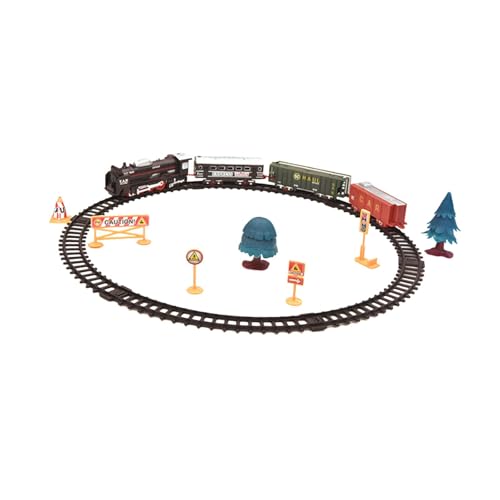 Baoblaze Elektrische Eisenbahn, klassisches Eisenbahnspielzeug, Eisenbahnbausätze, lustiges Entwicklungsspielzeug mit Lichtern und Ton für Kinder im Alter von von Baoblaze