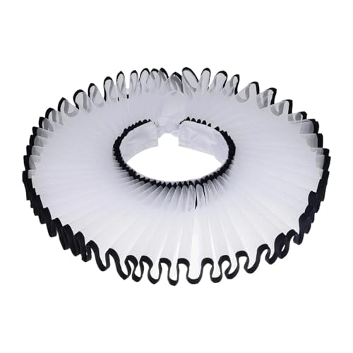 Baoblaze Elisabethanische Halskrause, Robustes Kostüm-Accessoire für Festivals, Gothic, Feiertagspartys, Weiß Schwarz Baoblaze Elisabethanische Halskrause, Robustes Kostüm-Accessoire für Festivals, Gothic, Feiertagspartys, Weiß Schwarz von Baoblaze