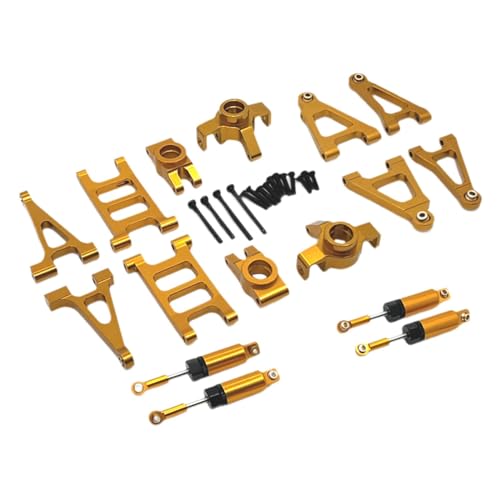 Baoblaze Ersatzteile für RC-Autos im Maßstab 1:14, RC-Autoteile-Kits, Hobby-Werkzeug-Ersatzteile, professionelles Upgrade-Teil für 14301 14302 14303 Truck, Gold von Baoblaze