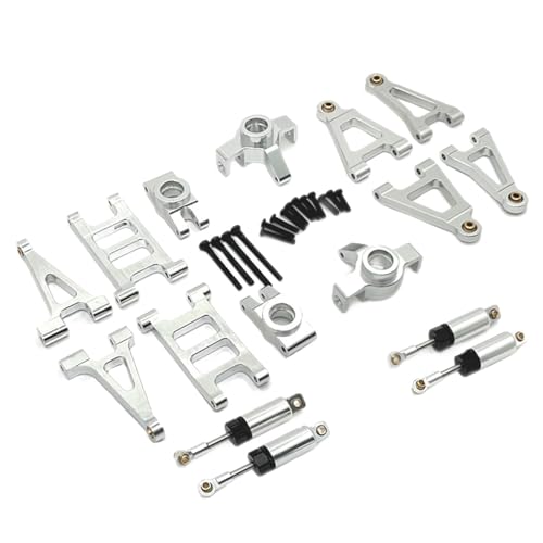 Baoblaze Ersatzteile für RC-Autos im Maßstab 1:14, RC-Autoteile-Kits, Hobby-Werkzeug-Ersatzteile, professionelles Upgrade-Teil für 14301 14302 14303 Truck, Silber von Baoblaze