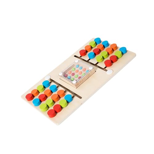 Baoblaze Farbabgleichsspiel Vorschulisches Lernspielzeug, Montessori Farberkennung Vierfarbenspiel Sensorisches Puzzle Reise von Baoblaze