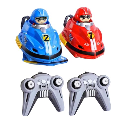 Baoblaze Ferngesteuerte Autos, Mini-Ferngesteuerte Ejektorfahrzeuge, Doppelspieler-RC-Karting, RC-Cartoon-Autospielzeug für Kinder, Neujahr von Baoblaze