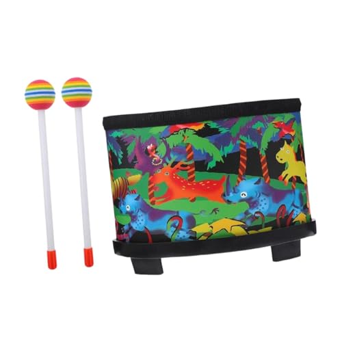 Baoblaze Floor Tom Drum Bongo Drum Musikalische Geschenke Holz Musikalische Trommel Trommel für Kleinkinder für Musikinstrumentenpartys Tanzen Urlaubsspielzeug von Baoblaze